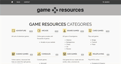 Desktop Screenshot of game-resources.com