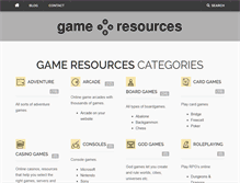 Tablet Screenshot of game-resources.com